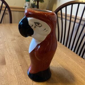 Vintage Cafe parrot tiki mug